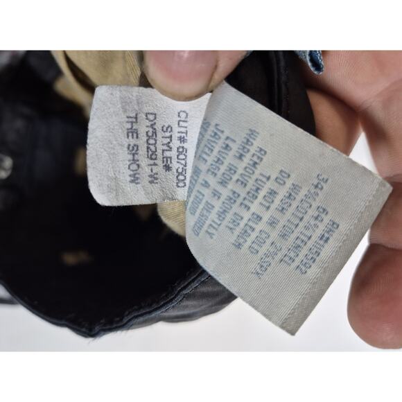 Robin's Jeans The Show Motorcycle W42 L35 Men Black White Coated Slim - Picture 6 of 10